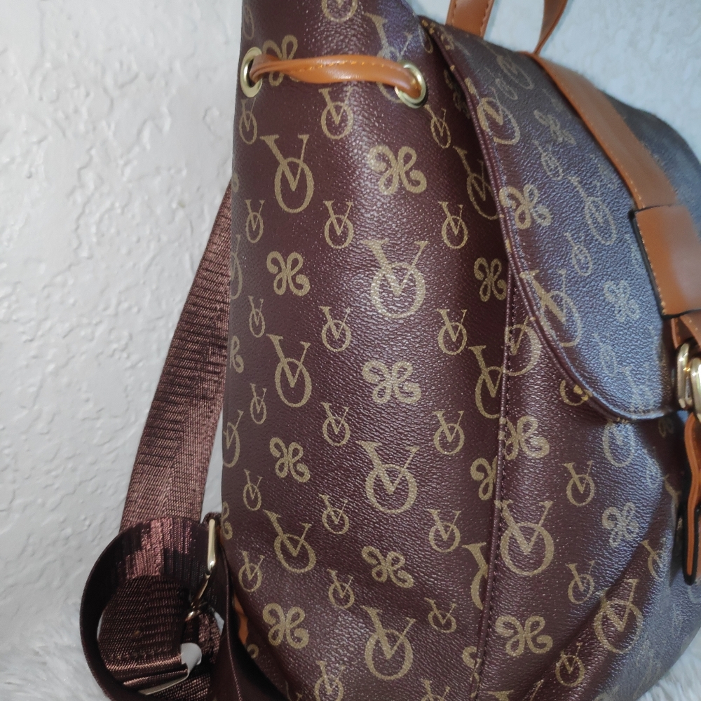 brown medium backpack - Picture 2 of 7